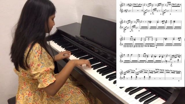Für Elise- Ludwig Van Beethoven full piano version played by Hasini смотреть онлайн