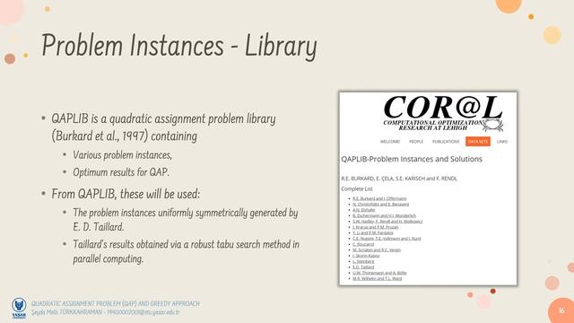 Quadratic Assignment Problem and Greedy Approach смотреть онлайн
