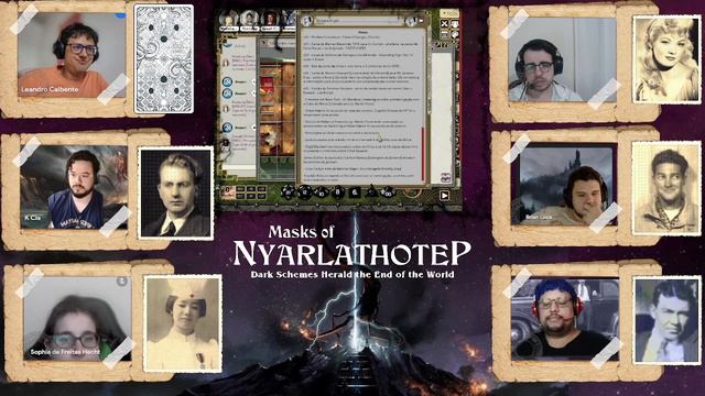 Call of Cthulhu RPG - Masks of Nyarlathotep - sessão 5 - U.S.A. смотреть онлайн