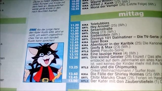 Kids Zone - Die 8. Ausgabe (Nr. 21/2000) Teil 5 - Der Kater mit den Zauberstiefeln, Cutey Honey смотреть онлайн