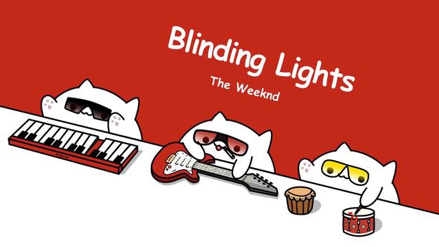 The Weeknd - Blinding Lights (cover by Bongo Cat) 🎧 смотреть онлайн