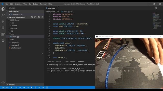 Mini RFID-RC522 смотреть онлайн