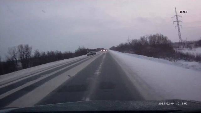 Архангельск-Северодвинск. Неудачный обгон ВАЗ смотреть онлайн