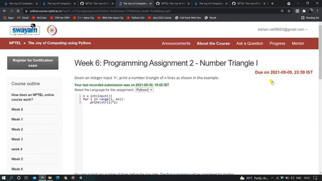 The Joy of Computing using Python Week 6 All Programming Assignments Solutions 2021 | NPTEL Course смотреть онлайн