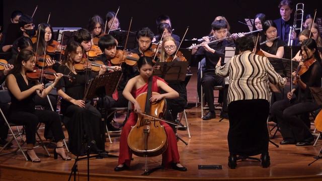 Dvorak Cello Concerto In B Minor, I. Allegro    Bravura Youth Orchestra With Jessica Hong, Cellist