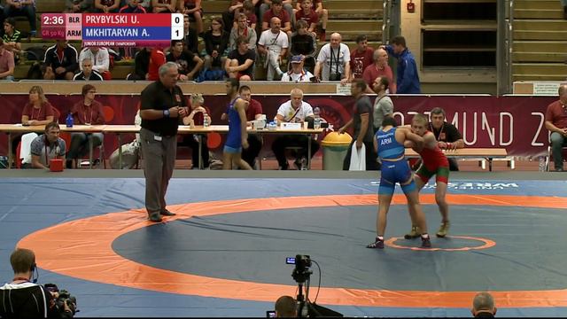 1/8 GR - 50 kg: A. MKHITARYAN (ARM) df. U. PRYBYLSKI (BLR) by TF, 8-0 смотреть онлайн