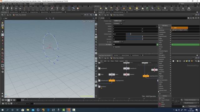 procedural modelling in Houdini - Table Top Calendar смотреть онлайн