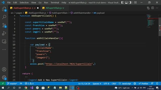 Part-5 | .NET 6 Web API | SQL Database | React JS(v18) | CRUD Example смотреть онлайн