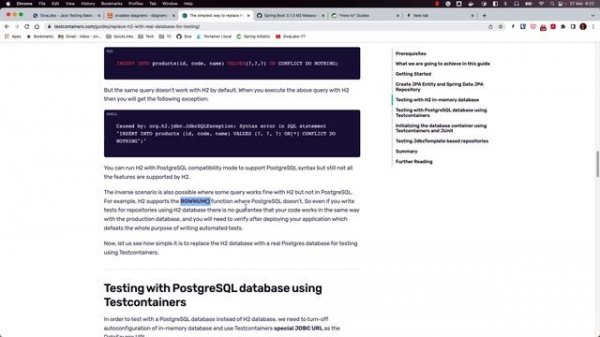 Java Testing Made Easy : Testing Database Repositories using Testcontainers