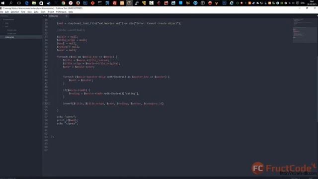 Работа с XML. Запишем данные из XML в базу смотреть онлайн