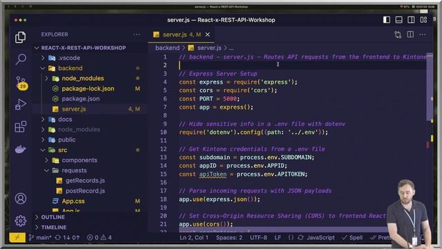 React Frontend to a Web Database - Quick Start Guide смотреть онлайн