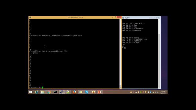 WLST Loops, Control jumps: VybhavaTechnologies 22-Oct-2015 смотреть онлайн
