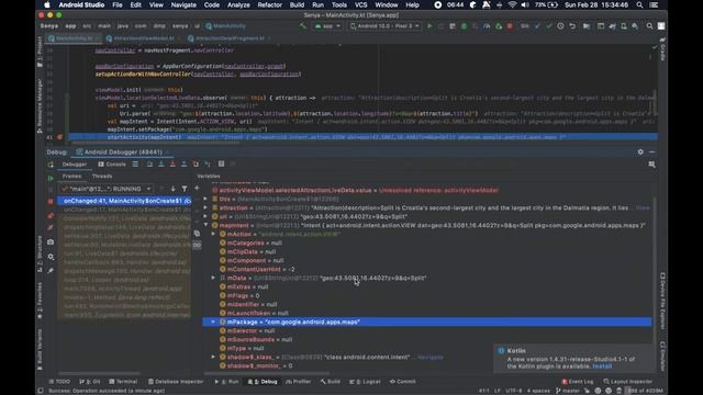 S4 E20: Communicate from Fragment to Activity via LiveData смотреть онлайн