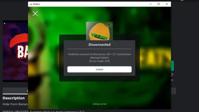 Demo on How To Fix Roblox Error Code 279 смотреть онлайн