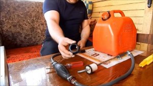 Топливный бак для ПЛМ из канистры