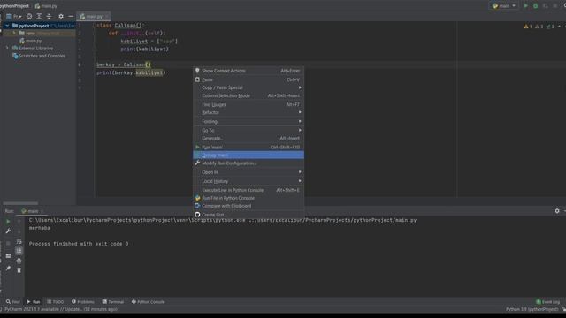 Nesne Yönelimli Programlama Eğitimi | __INIT__ ve Self Nedir | Bölüm #2 смотреть онлайн