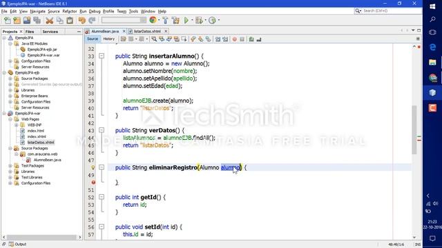 JSF EJB JPA parte 2 смотреть онлайн