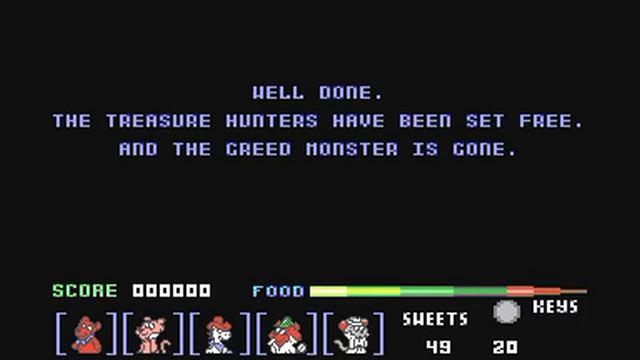 Commodore 64: Yogi Bear and Friends in the Greed Monster game ending by HiTec Software смотреть онлайн