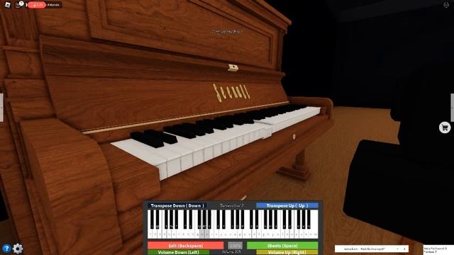 How to play ballin’ on roblox piano easy version (sheet in desc) смотреть онлайн