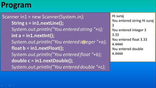 Reading User's Input using Scanner Class in JAVA,#35 смотреть онлайн