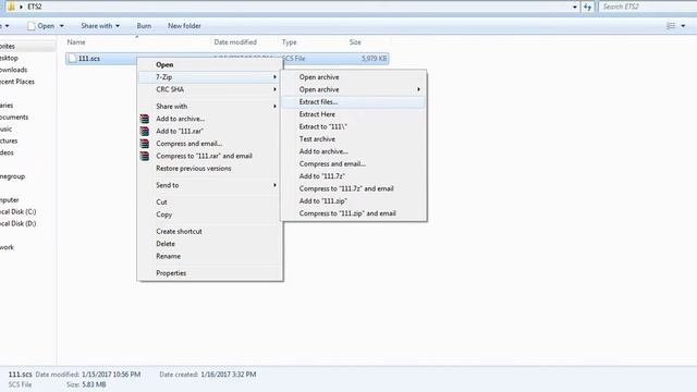 How to Extract .scs files смотреть онлайн