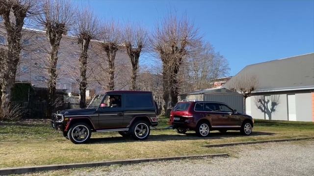 G-Class VS Touareg: Who will win?? смотреть онлайн
