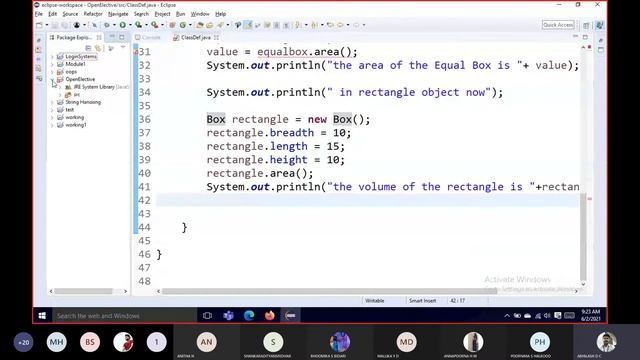Java objects and classes session 2 смотреть онлайн
