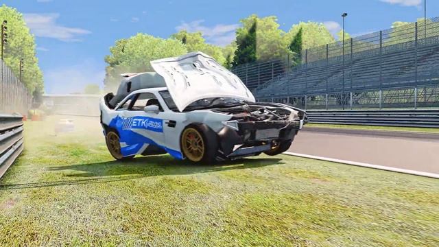 Massive Racing Crashes & Blowovers #1 | BeamNG Drive
