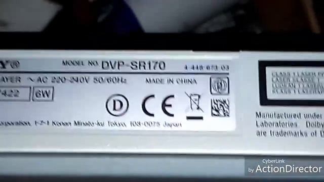 Ein Sony CD DVD Player DVP - SR170!!!!! смотреть онлайн