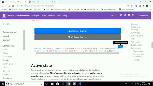Bootstrap Responsive Button | Bootstrap 4 | Code Generator | CG. смотреть онлайн