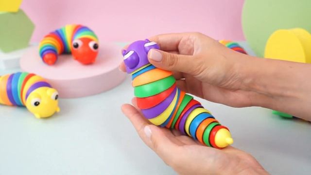 Игрушка-антистресс "Гусеница" смотреть онлайн