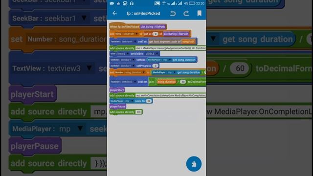 A MediaPlayer app in sketchware смотреть онлайн