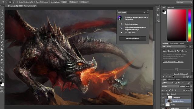 How to use the new ParticleShop 1.2 Update for Photoshop смотреть онлайн