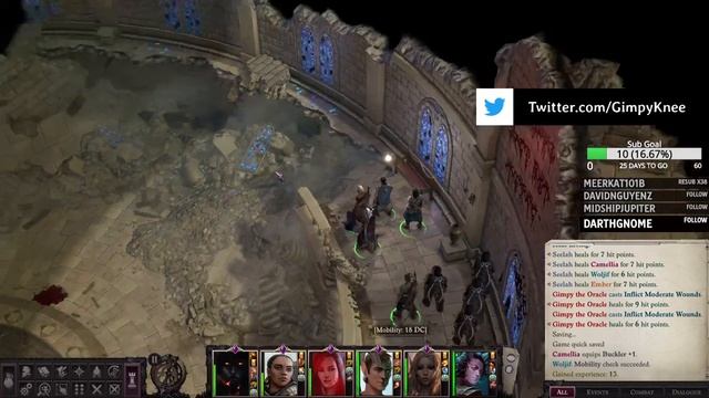 Pathfinder: Wrath of the Righteous - Gimpy the Damphir Oracle of DOOM - Day 4 Part 4 смотреть онлайн