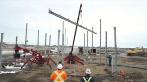 Гусеничный мини подъемный кран «паук»