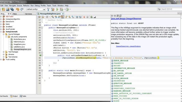 Bài 7 Java Swing Message Dialog смотреть онлайн