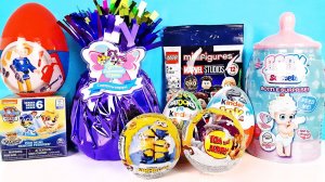 СЮРПРИЗ MIX! LEGO MARVEL, Baby Secrets, ФЕИ, Щенячий патруль, МИНЬОНЫ Unboxing Kinder Surprise