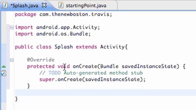 Android Application Development Tutorial - 12 - Setting up an Activity and Using SetContentView смотреть онлайн