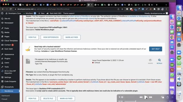 WordPress Malware Cleaning-04 (লাইভ ওয়ার্ডপ্রেস ওয়েবসাইট এর ম্যালওয়্যার রিমুভ) смотреть онлайн