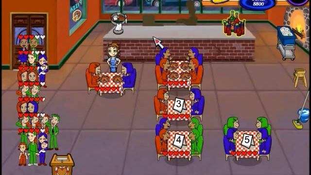 Diner Dash 2 Level 14 смотреть онлайн