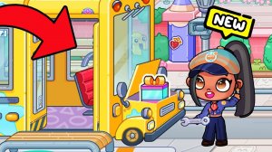 КОНДУКТОР - ВСЕ СЕКРЕТЫ ШКОЛЬНОГО АВТОБУСА  AVATAR WORLD  ОБНОВЛЕНИЕ