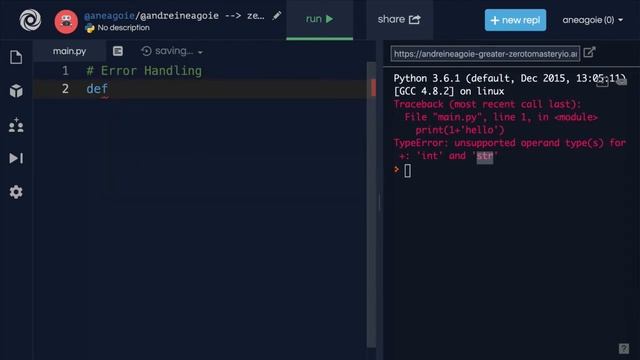 131 Errors in Python смотреть онлайн