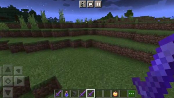 как сделать меч бога в майнкрафте на телефоне