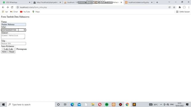 tugas (CRUD) di sublime text смотреть онлайн