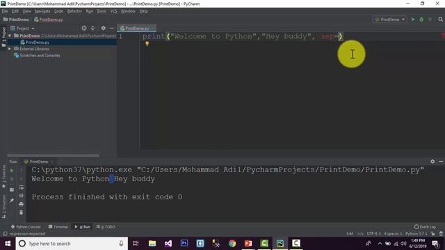 PRINT FUNCTION IN PYTHON (URDU / HINDI) смотреть онлайн