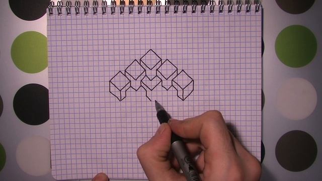 3D Объемный Рисунок по Клеточкам #pixelvideo смотреть онлайн