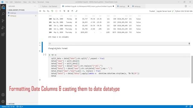 How to Extract Tabular Data from IMDB Page into CSV File using Python Pandas смотреть онлайн