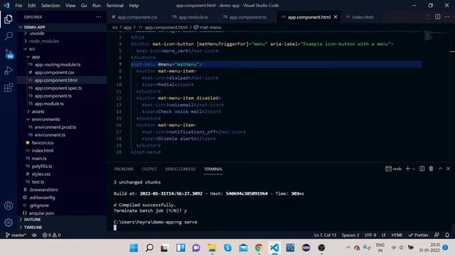 Angular Material Menu | Angular Material Tutorial 16 смотреть онлайн