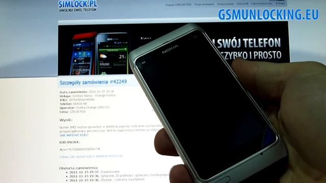 How to UNLOCK NOKIA N8 via code - How to Enter Code смотреть онлайн
