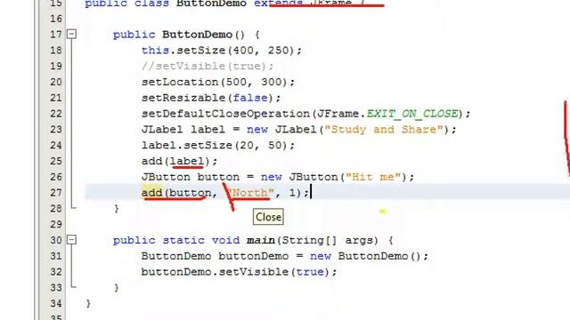 Bài 5 Java Swing Button 1 смотреть онлайн